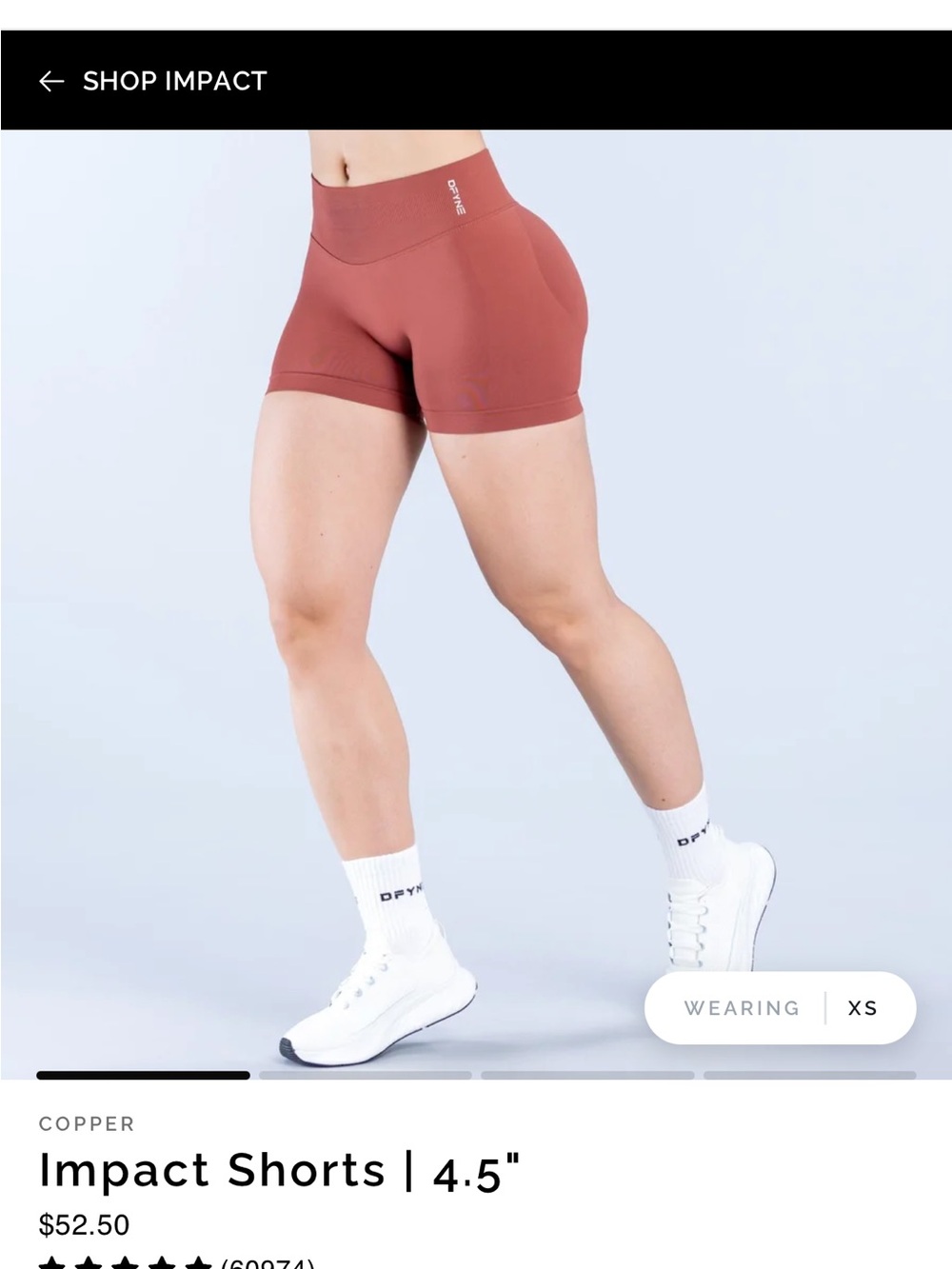 Dfyne Impact Copper Shorts